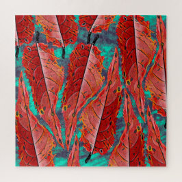 Puzzle Hojas Rojas