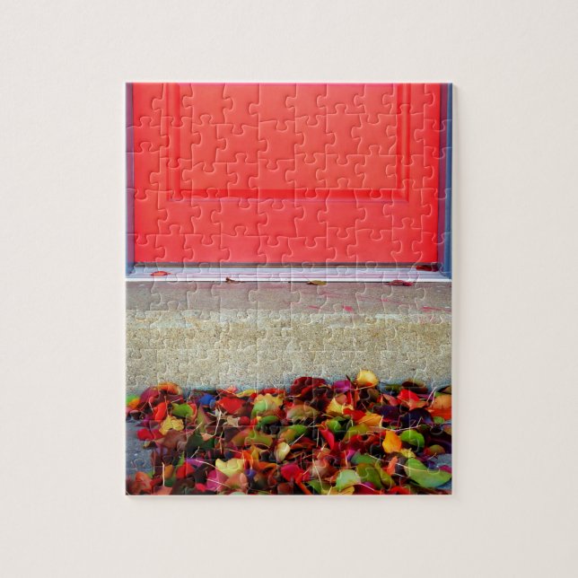 Puzzle Hojas y puerta (Vertical)
