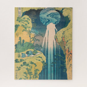 Puzzle Hokusai Amida cae cascada