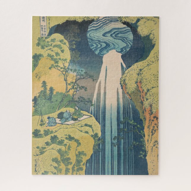 Puzzle Hokusai Amida cae cascada (Vertical)