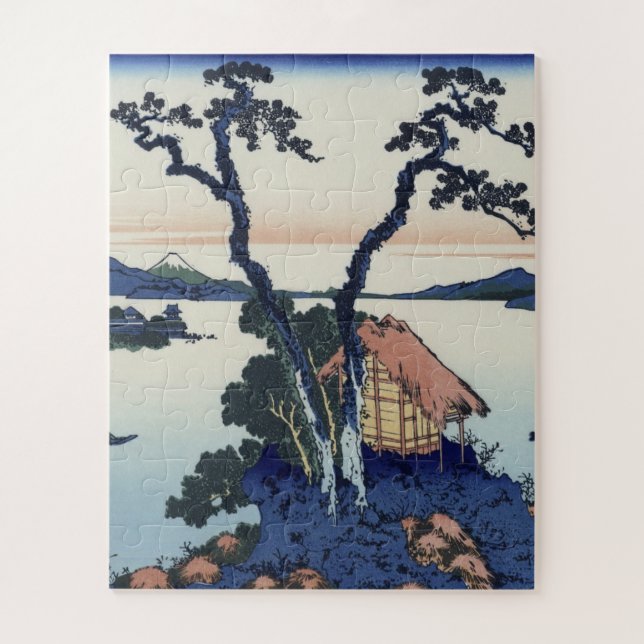 Puzzle Hokusai Katsushika - Lago Suwa (Vertical)
