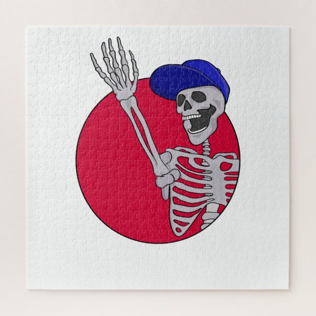 Puzzle Hola amigos Guay y Funny Skeleton (Vertical)