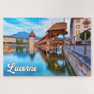 Puzzle Hola desde Lucerne, Suiza