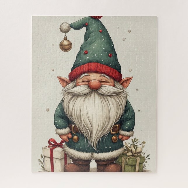 Puzzle Holiday Season Elf  (Vertical)