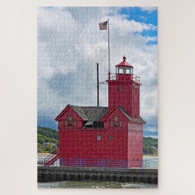 Puzzle Holland Michigan Gran Faro Rojo (Vertical)