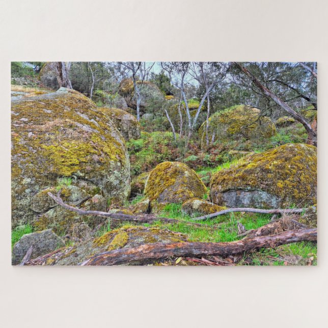 Puzzle Hombras de granito de Bailey's Rocks, Australia (Horizontal)