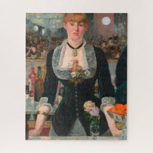 Puzzle Hombre de bar parisino malhumorado Manet Un bar en