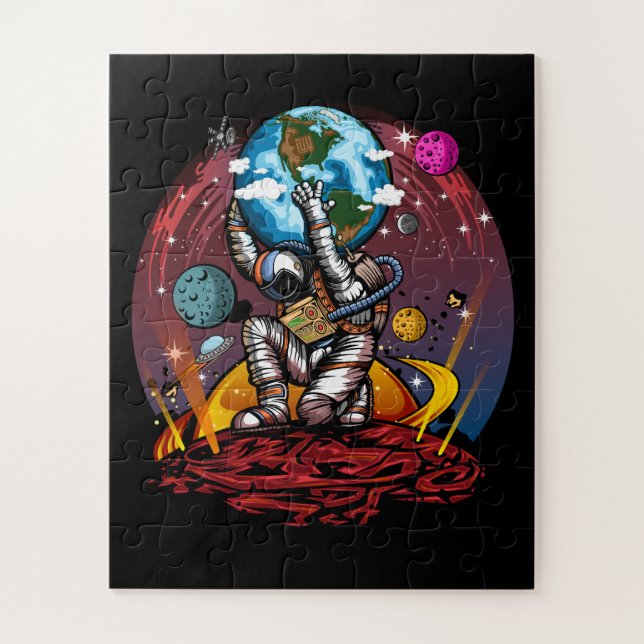 Puzzle Hombre del espacio de Atlas (Vertical)