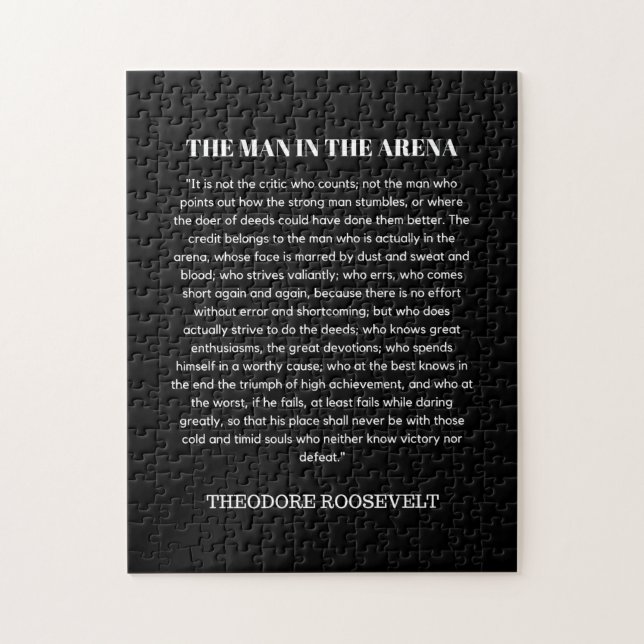 Puzzle Hombre En La Arena Theodore Roosevelt (Vertical)