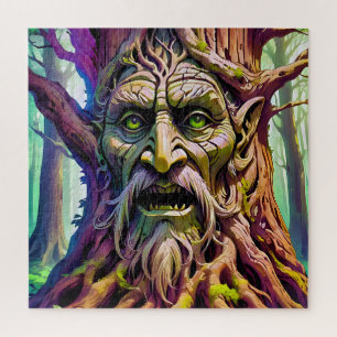 Puzzle Hombre en un árbol