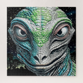 Puzzle Hombre Lizard Rebelde Ser Extraterrestre Extranjer
