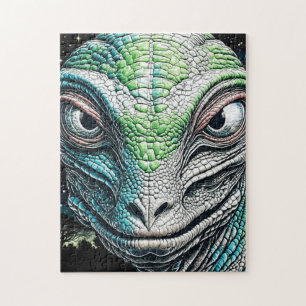 Puzzle Hombre Lizard Rebelde Ser Extraterrestre Extranjer
