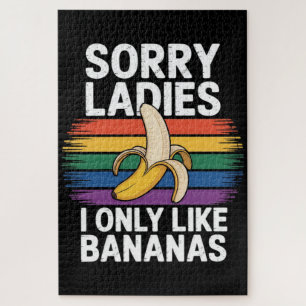 Puzzle Hombre Lo siento chica me gustan las bananas Diver
