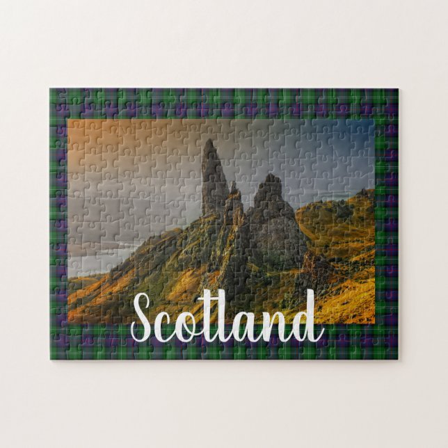 Puzzle Hombre mayor de Storr Skye Scotland (Horizontal)