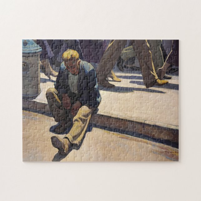 Puzzle Hombre olvidado por Maynard Dixon (Horizontal)