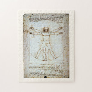 Puzzle Hombre vitruviano, Leonardo da Vinci, alrededor de