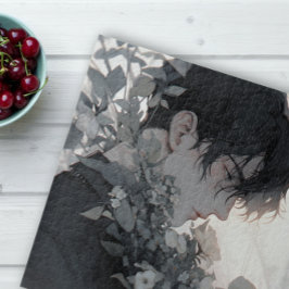 Puzzle Hombre y flores misteriosos