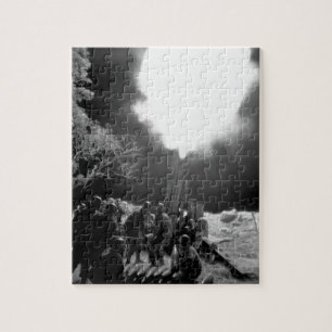 Puzzle Hombres de la artillería del veterano de la image