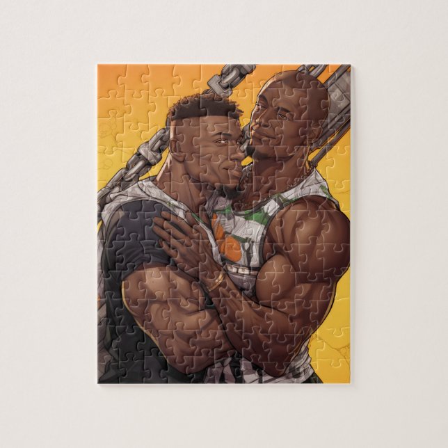 Puzzle Hombres gays negros (Vertical)