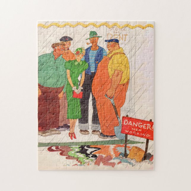 Puzzle Hombres y bonitos de la década de 1930 (Vertical)