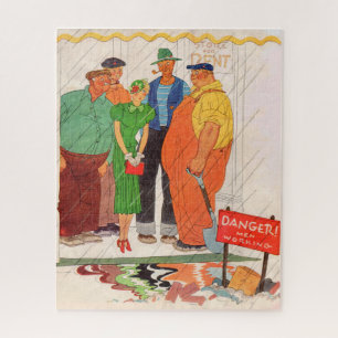 Puzzle Hombres y bonitos de la década de 1930
