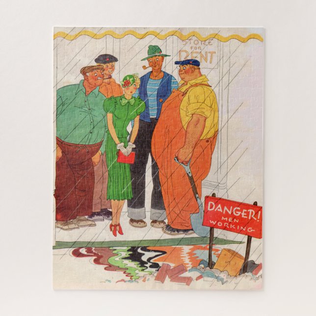 Puzzle Hombres y bonitos de la década de 1930 (Vertical)