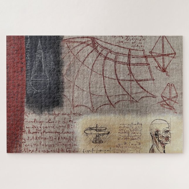 Puzzle Homenaje a Leonardo da Vinci (Horizontal)