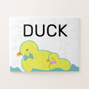 Puzzle Homeschool Learning D Duck Mom Baby