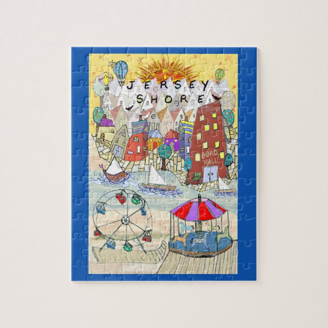 Puzzle Hometown Jersey Shore (Vertical)