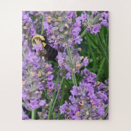 Puzzle Honey Bee on the Lavender