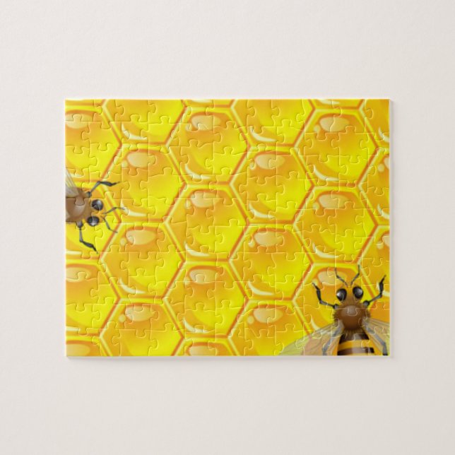 Puzzle Honeycomb realmente imposible con abejas (Horizontal)