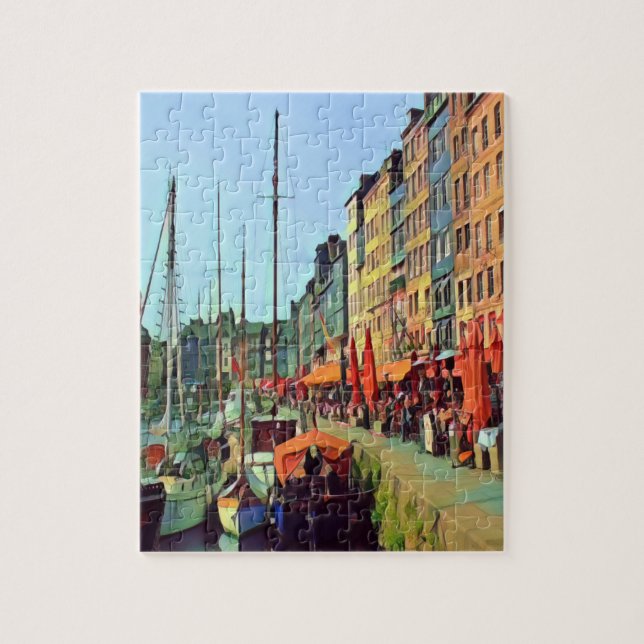 Puzzle HONFLEUR - acoplamiento - vista (Vertical)