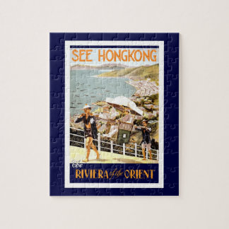 Puzzle Hong Kong Vintage Reise