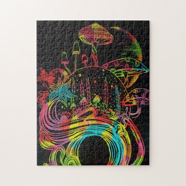 Puzzle Hongos micorrízicos (Vertical)