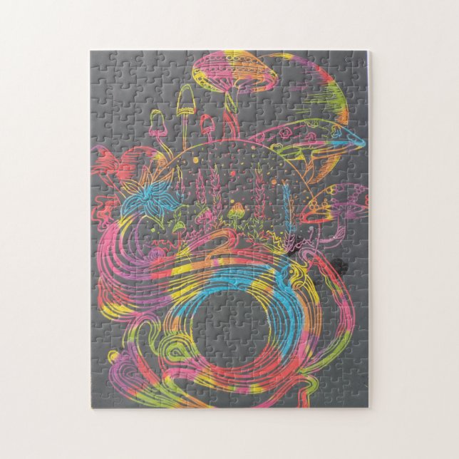 Puzzle Hongos micorrízicos (Vertical)