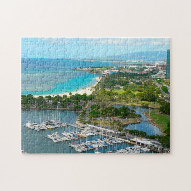 Puzzle Honolulu  Hawái. (Horizontal)