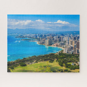 Puzzle Honolulu, Hawai, Waikiki Beach.