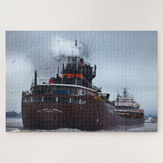 Puzzle Honorable James L Oberstar Barco en el Lago Superi