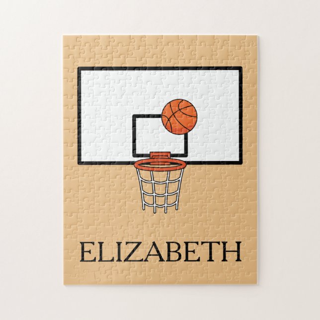 Puzzle Hoop de básquetbol personalizado (Vertical)