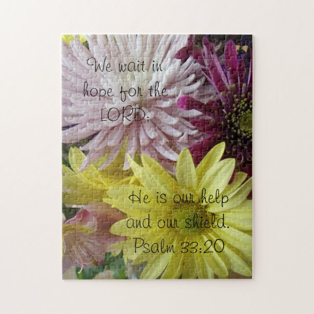 Puzzle Hope Bouquet/Salmos (Vertical)