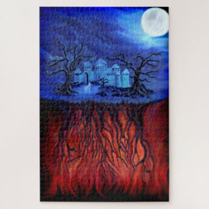 Puzzle Hora de la bruja, entre el cielo y el infierno