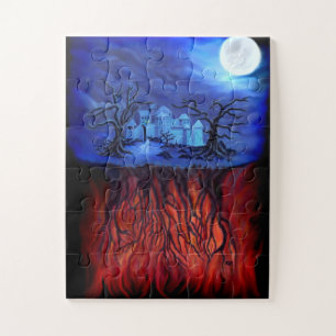 Puzzle Hora de la bruja, entre el cielo y el infierno