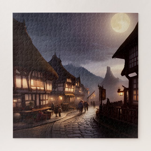 Puzzle Hora de la noche de Canal Zone (Vertical)