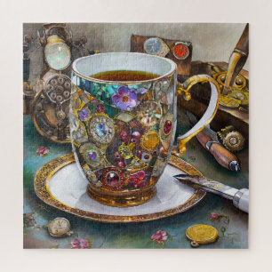Puzzle Hora del Té con el Viajero en el Tiempo