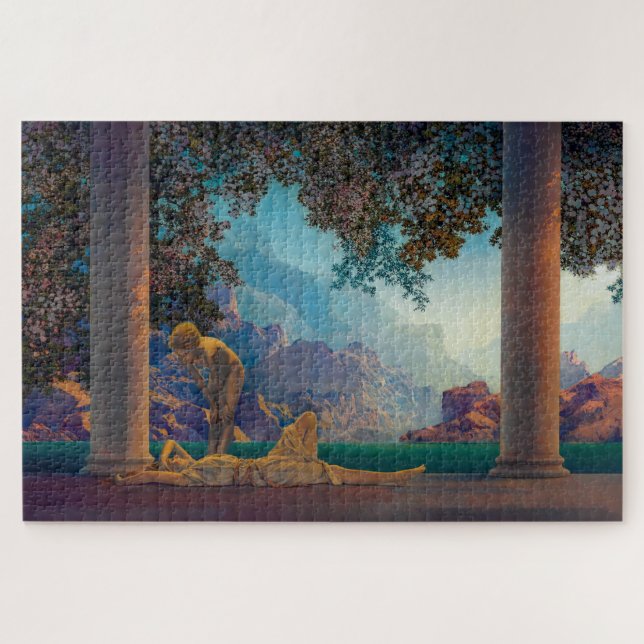 Puzzle Horario de verano | Maxfield Parrish | (Horizontal)