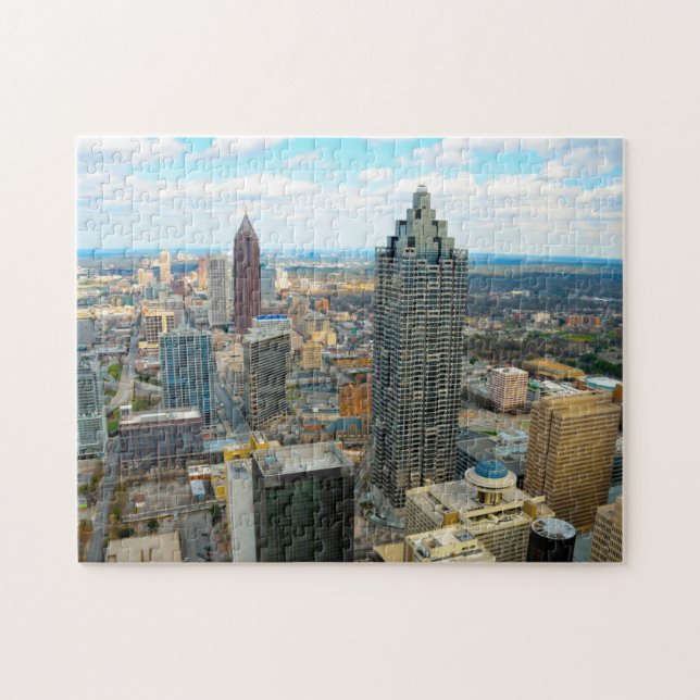 Puzzle Horizonte de Atlanta Georgia. (Horizontal)