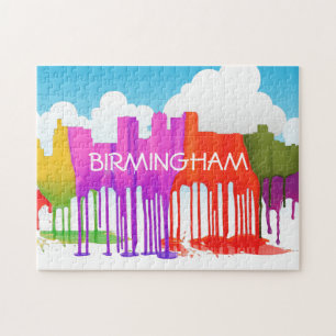 PUZZLE HORIZONTE DE BIRMINGHAM ALABAMA - CHARCOS -
