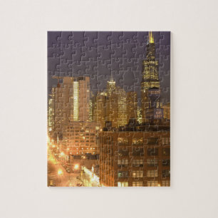 Puzzle Horizonte de Chicago, Illinois, desde West Loop en