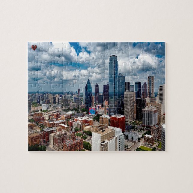 Puzzle Horizonte de Dallas Texas (Horizontal)
