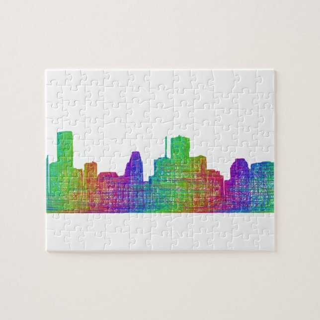 Puzzle Horizonte de Houston (Horizontal)